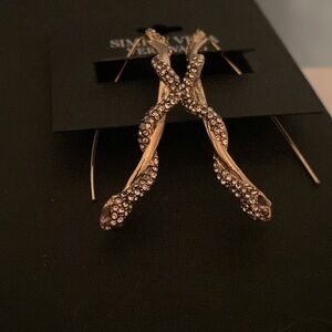Simply Vera Wang Snake earrings